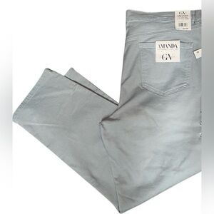NWT GLORIA VANDERBILT AMANDA Jeans Hydra Blue Slimming Women's 16P